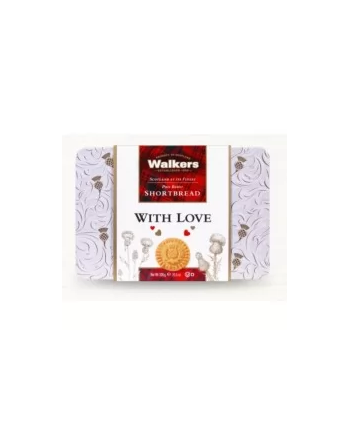 Love Thistle Shortbread Tin with 18 Shortbread Rounds Case of 6x300g